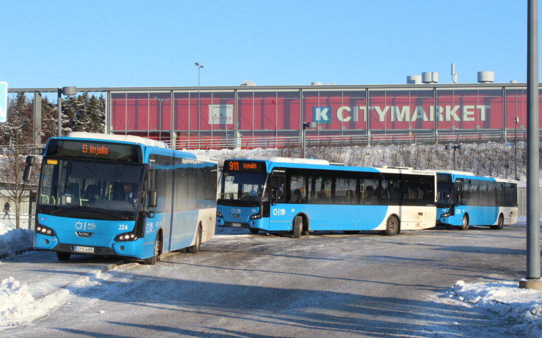 Lakko pysäyttää bussiliikenteen koko Kirkkonummen alueella 14.-15.2.