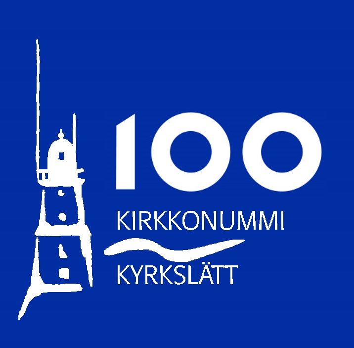 Suomi 100 Kirkkonummi -logo